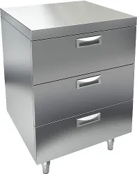 Купить модуль барный hicold нбмт 3-6/6 закрытый с тремя ящиками, 600х600х850мм в Москве – цена завода, доставка до двери | RuOborudovanie.ru