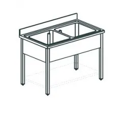 Ванна моечная Apach Chef Line L2S126-54Sh – купить в RuOborudovanie.ru с доставкой до двери Купить ванна моечная apach chef line l2s126-54sh – цена от завода, доставка до двери | RuOborudovanie.ru