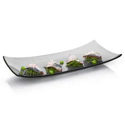 Купить набор емкостей для закусок serveware 47х23см, 3шт., стекло, цвет дымчатый gls019 в Москве – цена завода, доставка до двери | RuOborudovanie.ru