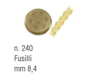 Пресс-форма Sirman Fusilli 8.4 Mm для аппарата Sirman Sinfonia 28184240 – купить в Москве с доставкой Пресс-форма Sirman Fusilli 8.4 Mm для аппарата Sirman Sinfonia 28184240