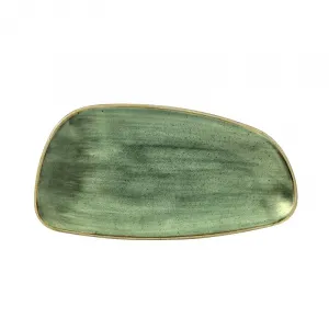 Блюдо сервировочное Chefs Geo 30Х15,5СМ, без борта, Stonecast, цвет Samphire Green Ssgsge301 – купить по цене завода