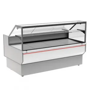 Витрина холодильная Полюс GC95 SM 1,8-1 (ВХС-1,8 Carboma GC95) (0011-9003 боковины серые, декор белы – купить по цене завода