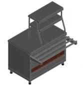 Купить прилавок abat пгн-70км арт.21000802788 кашир. для горячих напитков (две полки, 1120 мм) в Москве – цена завода, доставка до двери | RuOborudovanie.ru
