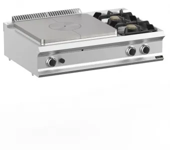 Плита со сплошной поверхностью газовая 700 серии Apach Chef Line Glrstg117Dxp – купить в Москве по цене завода