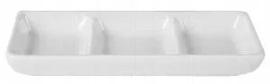 Менажница фарфор Cameo Square Accessory 3-Х секционная 15Х6,5СМ H2См 710-026 – купить по цене завода