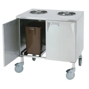 Тележка для отходов 2X30L Metos Lbjv-2 – купить в Москве по цене завода