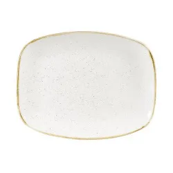 Купить блюдо прямоугольное chefs 35,5х24,5см, без борта, stonecast, цвет barley white swhsxp141 – цена от завода, доставка до двери | RuOborudovanie.ru