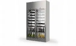 Шкаф винный Enofrigo Wine Library 2P 4V H220 P60 серебристый A1Wl4V2P226/873 – купить в RuOborudovanie.ru с доставкой до двери Купить шкаф винный enofrigo wine library 2p 4v h220 p60 серебристый a1wl4v2p226/873 – цена от завода, доставка до двери | RuOborudovanie.ru