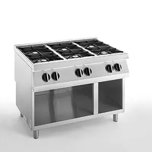 Плита газовая 6 конфорочная 900 серии Apach Chef Line Slrrg129Os – купить в Москве по цене завода