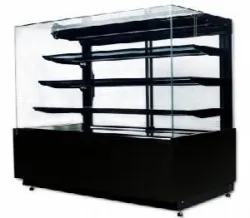 Купить витрина кондитерская es system k carina 04 1,0 б/бок,б/фронт.панели,внут. ral9005 – цена от завода, доставка до двери | RuOborudovanie.ru