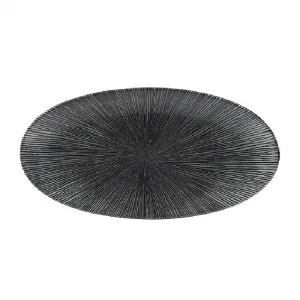 Блюдо овальное Chefs 34,7Х17,3СМ, без борта, цвет Agano Black, Studio Prints Agblov351 – купить по цене завода