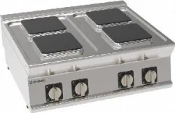 Купить плита 4 конфорочная 740 серии tecnoinox pcs8e7 716006 – цена от завода, доставка до двери | RuOborudovanie.ru