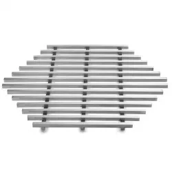 Купить решетка-гриль rosseto sm225 honeycomb small 33,4х29,1хh2см, шестиугольная, нерж.сталь – цена от завода, доставка до двери | RuOborudovanie.ru