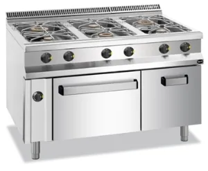 Плита 6 конфорочная 900 сер. Apach Aprg-129Fg – купить по цене завода