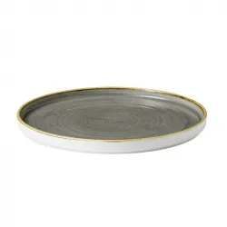 Купить тарелка мелкая d21см h2см, с прямым бортом, chefs plates, stonecast, цвет peppercorn grey spgswp211 – цена от завода, доставка до двери | RuOborudovanie.ru
