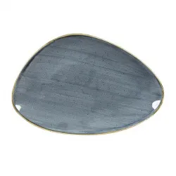 Купить блюдо треугольное chefs 30,4х20,5см, без борта, stonecast, цвет blueberry sbbstc301 – цена от завода, доставка до двери | RuOborudovanie.ru