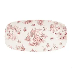 Блюдо прямоугольное Chefs 29,8Х15,3СМ, без борта, Vintage Prints, цвет Cranberry Toile Tocxo111 – купить в RuOborudovanie.ru с доставкой до двери Купить блюдо прямоугольное chefs 29,8х15,3см, без борта, vintage prints, цвет cranberry toile tocxo111 – цена от завода, доставка до двери | RuOborudovanie.ru
