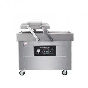 Вакуум-упаковочная машина Hualian DZ-400/2SB SS (нерж.) напольная двухкамерная – купить в Москве по цене завода