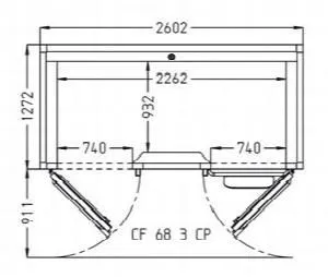 Камера расстоечная Pavailler CF 68 3 CP 60х80см – купить в Москве по цене завода