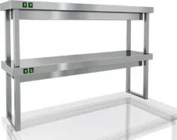 Полка тепловая Hicold TP2-8/3 двухъярусная настольная (800х300х800мм) – купить в Москве с доставкой Купить полка тепловая hicold tp2-8/3 двухъярусная настольная (800х300х800мм) в Москве – цена завода, доставка до двери | RuOborudovanie.ru