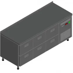 Купить стол с охлаждающим шкафом схс-70-02 24120013330 – цена от завода, доставка до двери | RuOborudovanie.ru