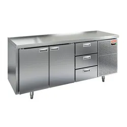 Купить стол охлаждаемый hicold gn 113/tn o островн.(-2+10), 2 двери,3 ящ, 1835х700х850 – цена от завода, доставка до двери | RuOborudovanie.ru