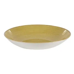 Купить тарелка глубокая 31см 2,4л, без борта, stonecast, цвет mustard seed yellow smssplc21 – цена от завода, доставка до двери | RuOborudovanie.ru