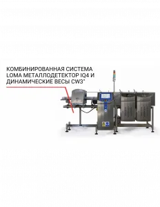 Комбинированная система Loma (металлодетектор IQ4 и динамические весы CW3) – купить в Москве по цене завода
