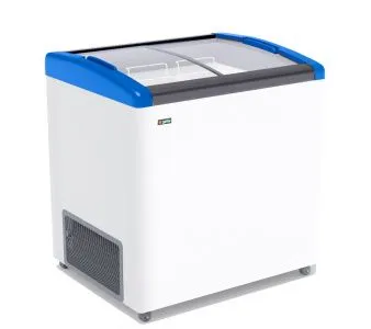 Ларь морозильный Frostor Gellar FG250E гнутое стекло синий – купить по цене завода