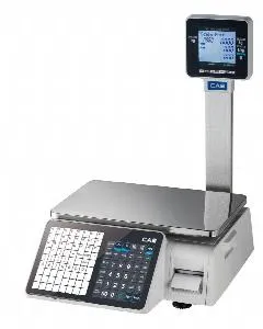 Весы торговые Cas CL3000J-15P (TCP-IP) с печатью этикеток (80мм) со стойкой – купить в Москве по цене завода