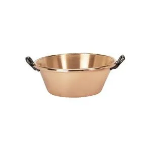 Миска медная для варенья 11,0Л D40См H14,4См, с чугунными ручками 6202.40 – купить по цене завода