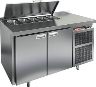 Стол для салатов Hicold Sl1-11gn (1/3) без крышки (+2+10), 2 двери, 1390х700х850мм – купить в Москве по цене завода