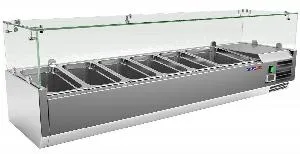 Витрина холодильная настольная Cooleq Vrx 2000/380 – купить в Москве по цене завода