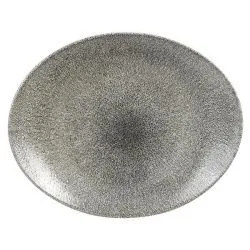 Блюдо овальное 27Х22,9СМ, без борта, цвет Raku Quartz Black, Studio Prints Rkbqop581 – купить в RuOborudovanie.ru с доставкой до двери Купить блюдо овальное 27х22,9см, без борта, цвет raku quartz black, studio prints rkbqop581 – цена от завода, доставка до двери | RuOborudovanie.ru