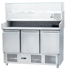 Купить стол для пиццы koreco s903pz (+5/+10) гранит.столеш., 3дв, gn1/1 в Москве – цена завода, доставка до двери | RuOborudovanie.ru