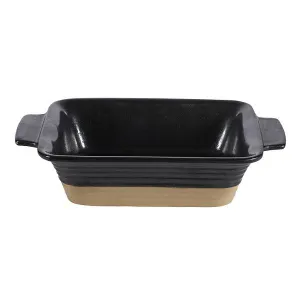 Блюдо прямоугольное глубокое 17Х13СМ 0,48Л, с ручками, керамика, Igneous Black Zcbkigrd1 – купить по цене завода