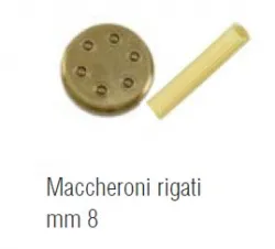 Пресс-форма Sirman Maccheroni Rigati 8 ММ для аппарата Sirman Sinfonia 28184077 – купить в Москве с доставкой Пресс-форма Sirman Maccheroni Rigati 8 ММ для аппарата Sirman Sinfonia 28184077