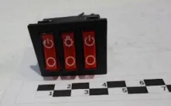 Выключатель тройной Airhot для Hw-108 – купить в Москве с доставкой Выключатель тройной Airhot для Hw-108