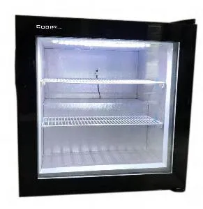 Шкаф морозильный Cooleq UF100G (черный) на 98л со стеклом – купить в Москве по цене завода