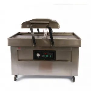 Упаковщик Hualian DZQ-500/2SB SS вакуумный двухкамерный напольный – купить в Москве по цене завода