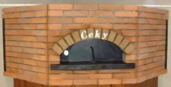 Купить печь для пиццы ceky pentagonale f13pw на дровах угловая фронт красный кирпич в Москве – цена завода, доставка до двери | RuOborudovanie.ru