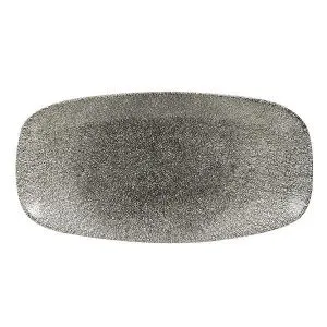 Блюдо прямоугольное Chefs 29,8Х15,3СМ, без борта, цвет Raku Quartz Black, Studio Prints Rkbqxo111 – купить по цене завода