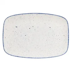 Купить блюдо прямоугольное chefs 35,5х24,5см, без борта, stonecast hints, цвет indigo blue shbixp141 – цена от завода, доставка до двери | RuOborudovanie.ru