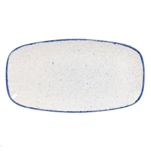 Блюдо прямоугольное Chefs 35,5Х18,9СМ, без борта, Stonecast Hints, цвет Indigo Blue Shbixo141 – купить по цене завода