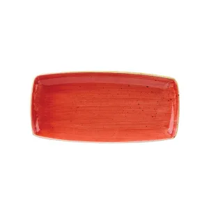 Блюдо сервировочное 29,5Х15СМ, без борта, Stonecast, цвет Berry Red Sbrsop111 – купить по цене завода