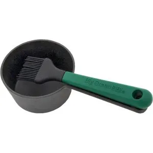 Сотейник чугунный с силиконовой кисточкой Big Green Egg 117663 – купить в Москве по цене завода