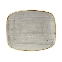 Купить блюдо прямоугольное chefs 15,4х12,6см, без борта, stonecast, цвет peppercorn grey spgsobl11 – цена от завода, доставка до двери | RuOborudovanie.ru