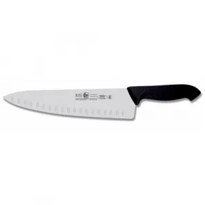 Нож поварской "ШЕФ" 25СМ с бороздками, черный Horeca Prime 28100.Hr80000.250 – купить по цене завода
