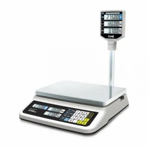Весы торговые Cas PR-15P (LCD, II) (15кг, 2/5г) электронные – купить в Москве по цене завода