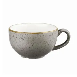 Купить чашка cappuccino 340мл stonecast, цвет peppercorn grey spgscb281 – цена от завода, доставка до двери | RuOborudovanie.ru